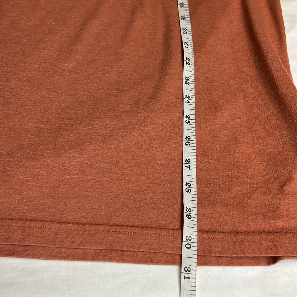 Patagonia Slim fit Rust Color Short Sleeve Crewneck Soft T-Shirt SZ XXL - Picture 5 of 7